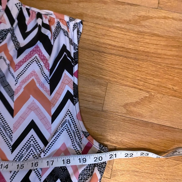 Robert Louis Dress Women's M Sleeveless Stretch Front Tie Pullover - Picture 5 of 7